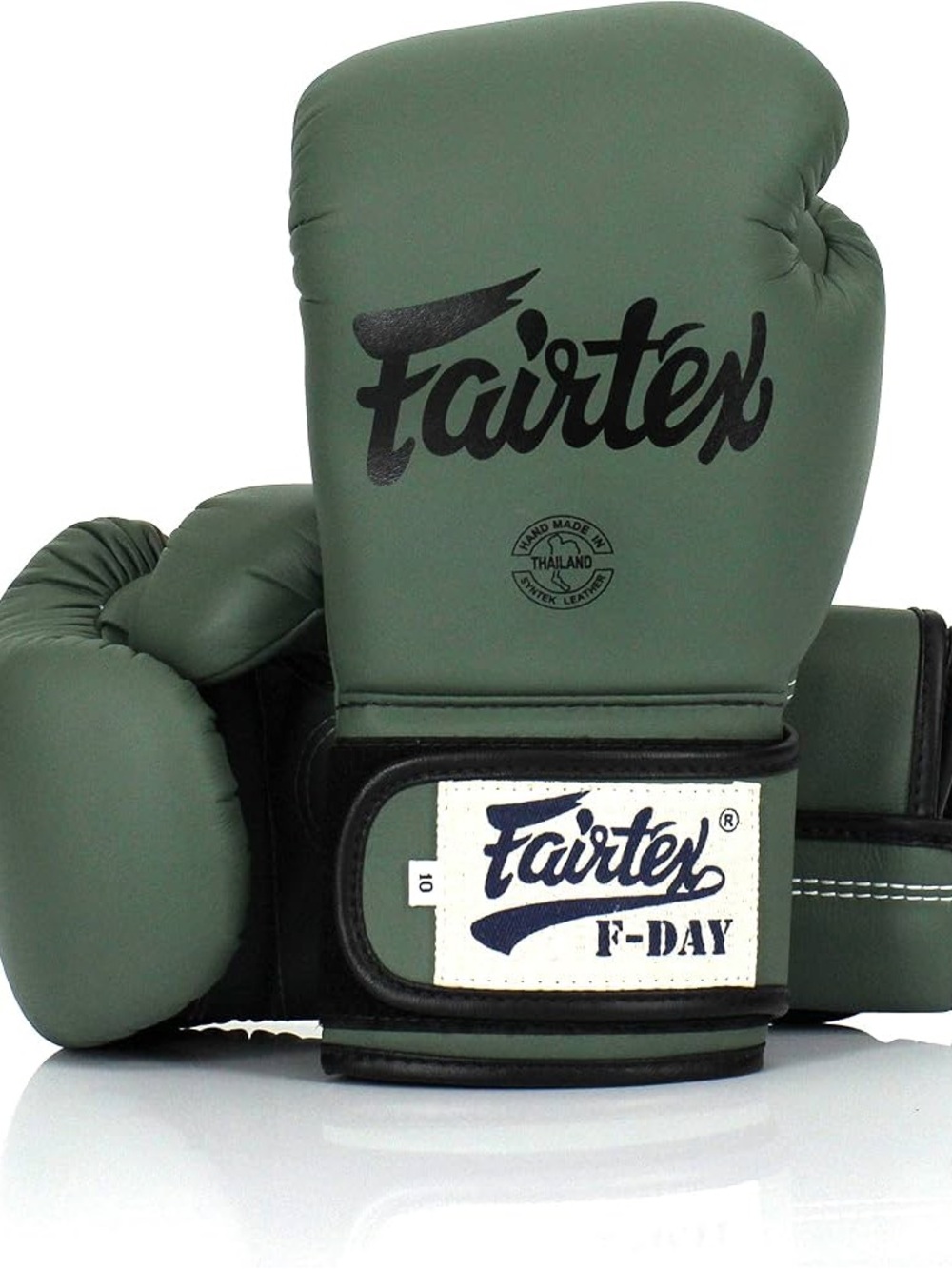 Fairtex Unisex Olive Green Boxing Gloves - F-Day